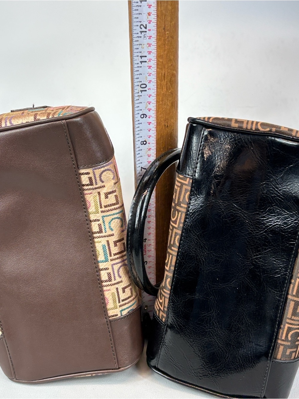 2/$15 Monogram Print Small Handbags Designer Style …Preloved ♥️ $4.99shipping - Picture 12 of 13